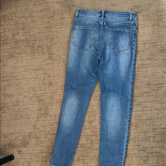 Light blue high waisted skinny jeans - Picture 3 of 3